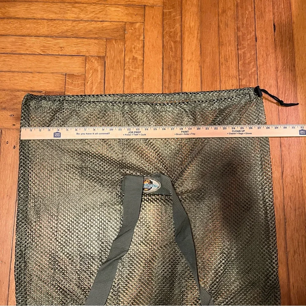 Flambeau Outdoors Mesh Decoy Bag Drab Green Straps Drawstring Duck Hunting NWOT - Picture 7 of 7
